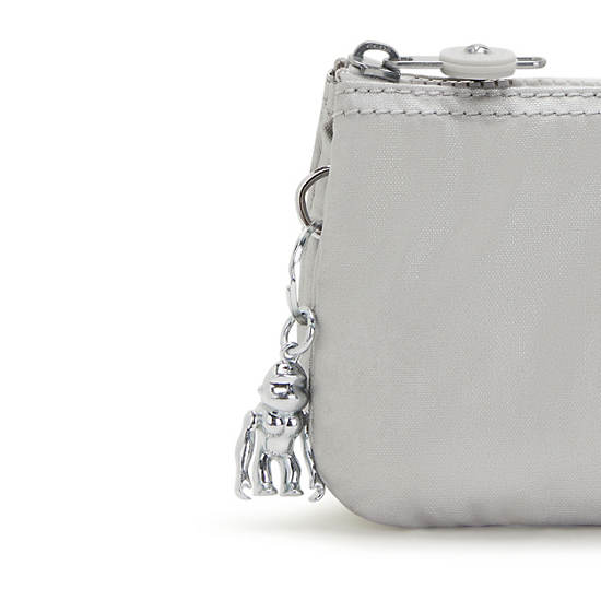 Kipling Creativity Large Metallic Kese Çanta Gümüş | TR 1502RV